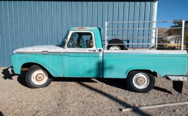 Ford-F100-2wd-regular-cab-1964-Green-Green