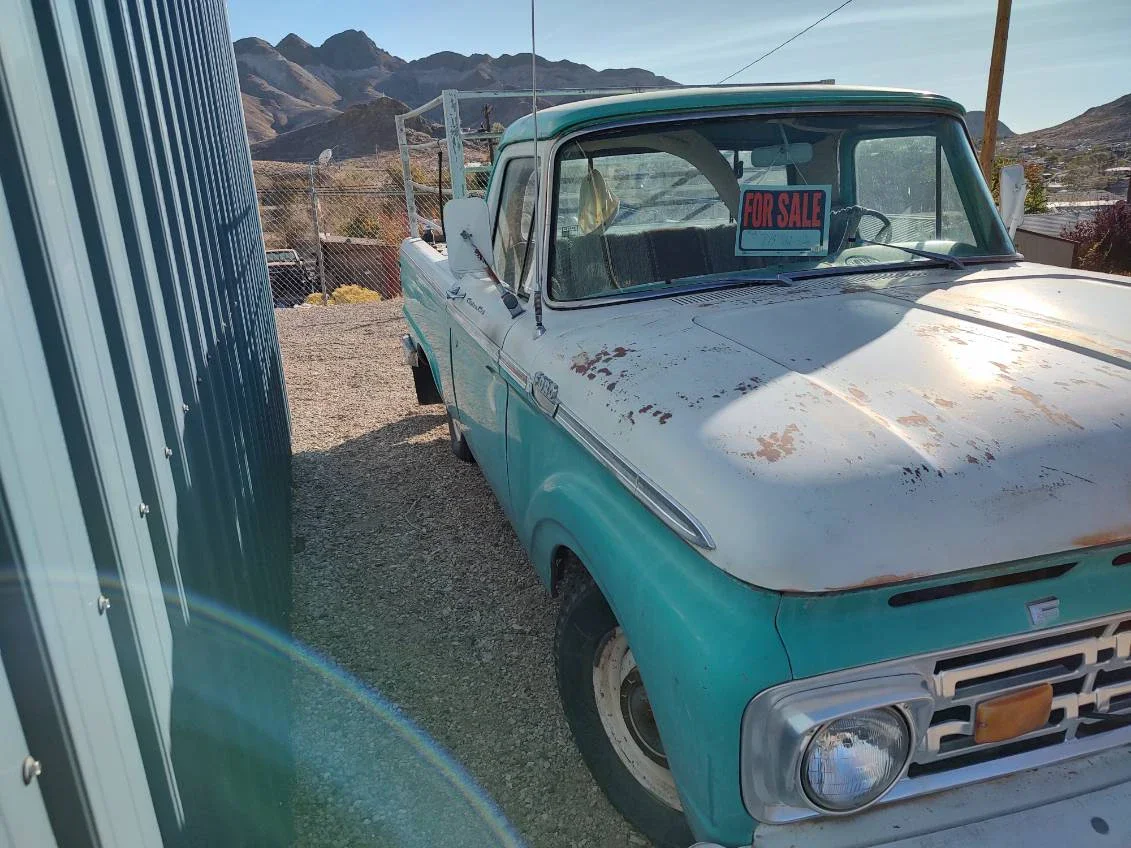 Ford-F100-2wd-regular-cab-1964-Green-Green-4