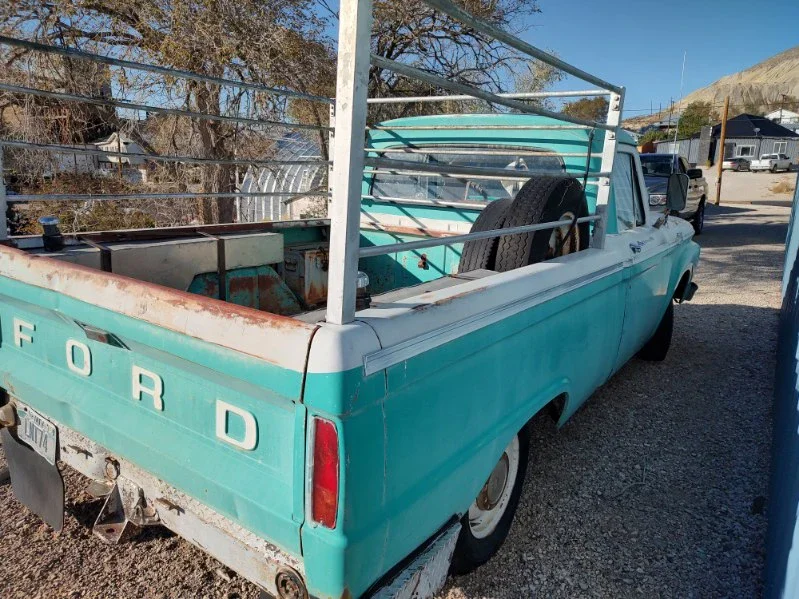 Ford-F100-2wd-regular-cab-1964-Green-Green-5
