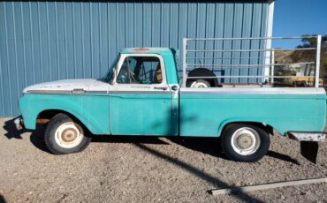 Ford-F100-2wd-regular-cab-1964-Green-Green-7