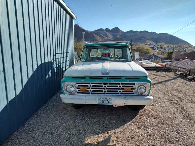 Ford-F100-2wd-regular-cab-1964-Green-Green-8