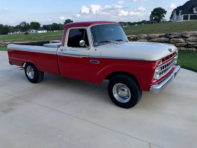 Ford-F100-2wd-regular-cab-1965-Red-Black-1