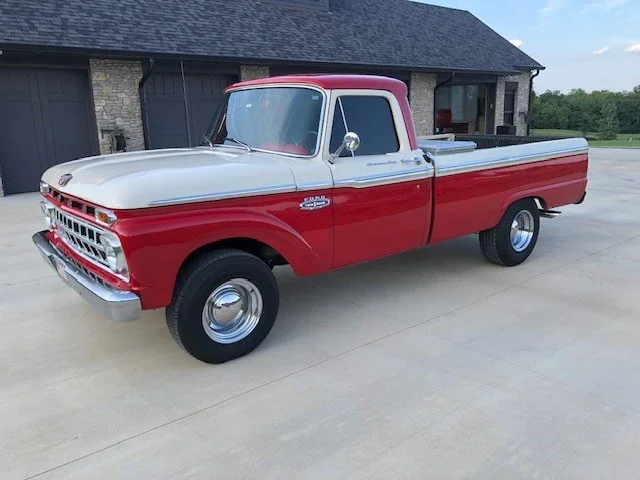 Ford-F100-2wd-regular-cab-1965-Red-Black-2