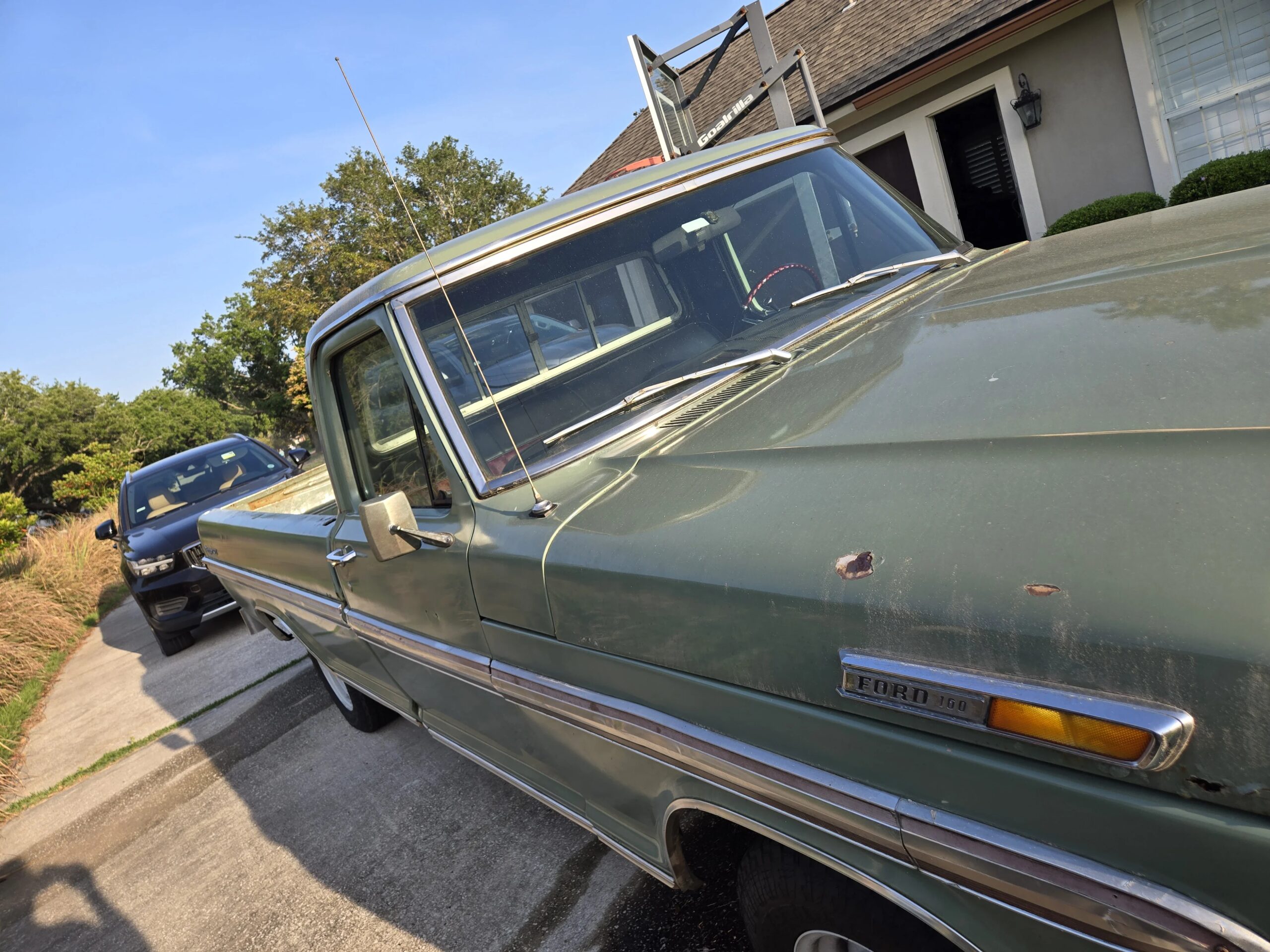 Ford-F100-2wd-regular-cab-1971-Green-Black-5