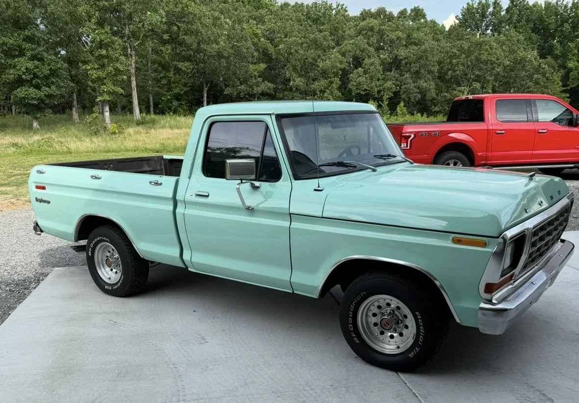 Ford-F100-2wd-regular-cab-1978-Green-Green-5