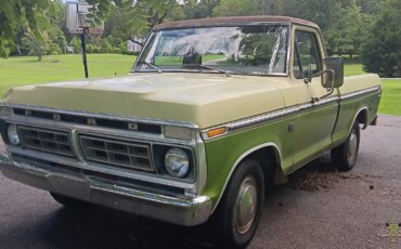 Ford-F100-custom-1976-Green-Green
