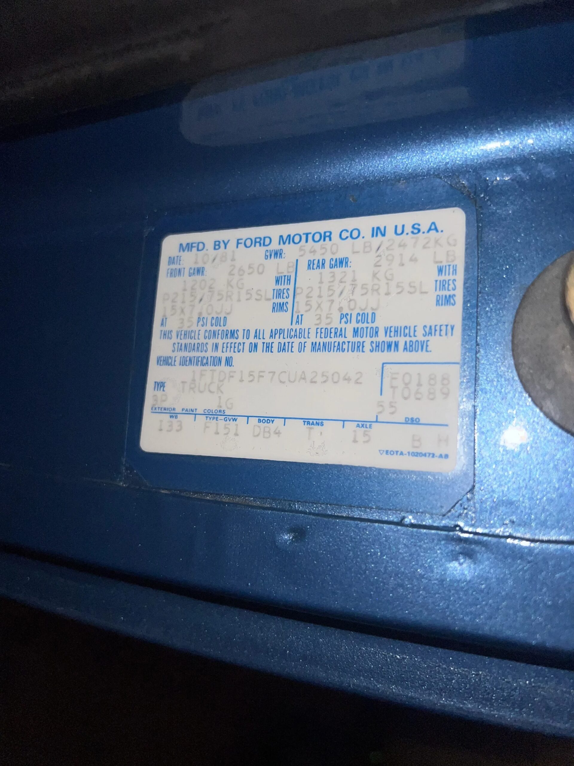 Ford-F150-1982-Blue-Blue-6