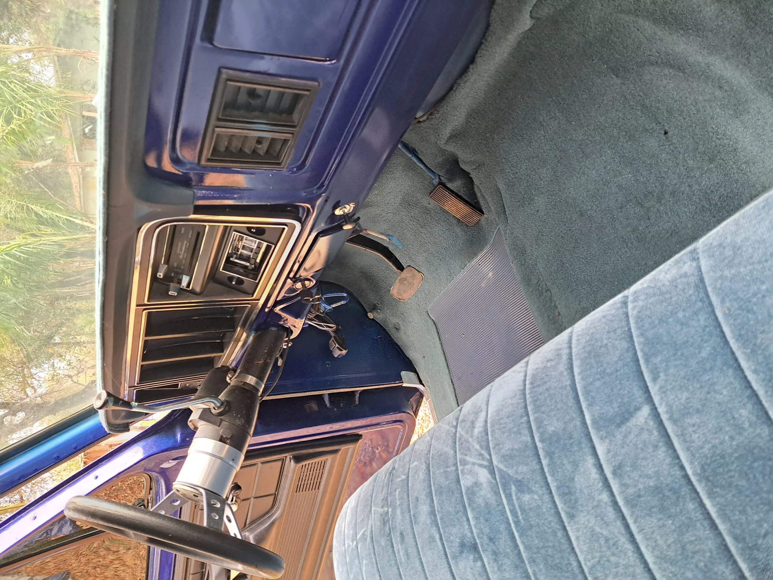 Ford-F150-2wd-regular-cab-1975-Blue-Blue-2