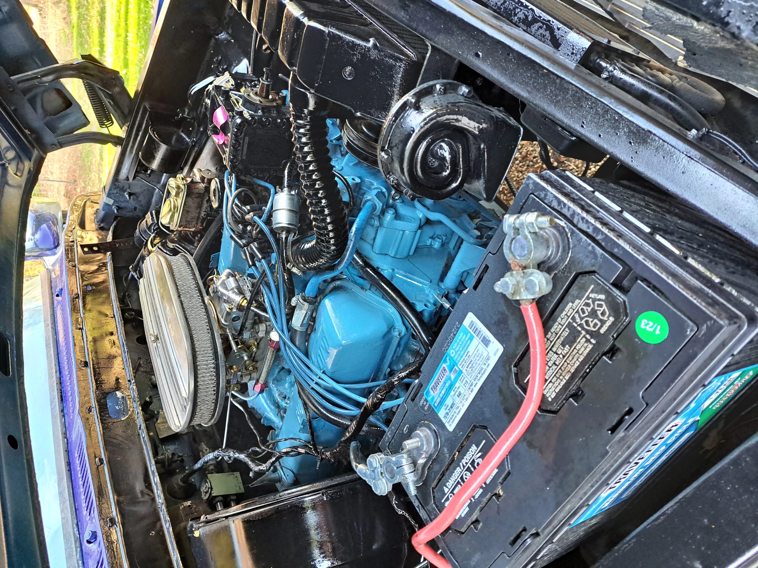 Ford-F150-2wd-regular-cab-1975-Blue-Blue-5