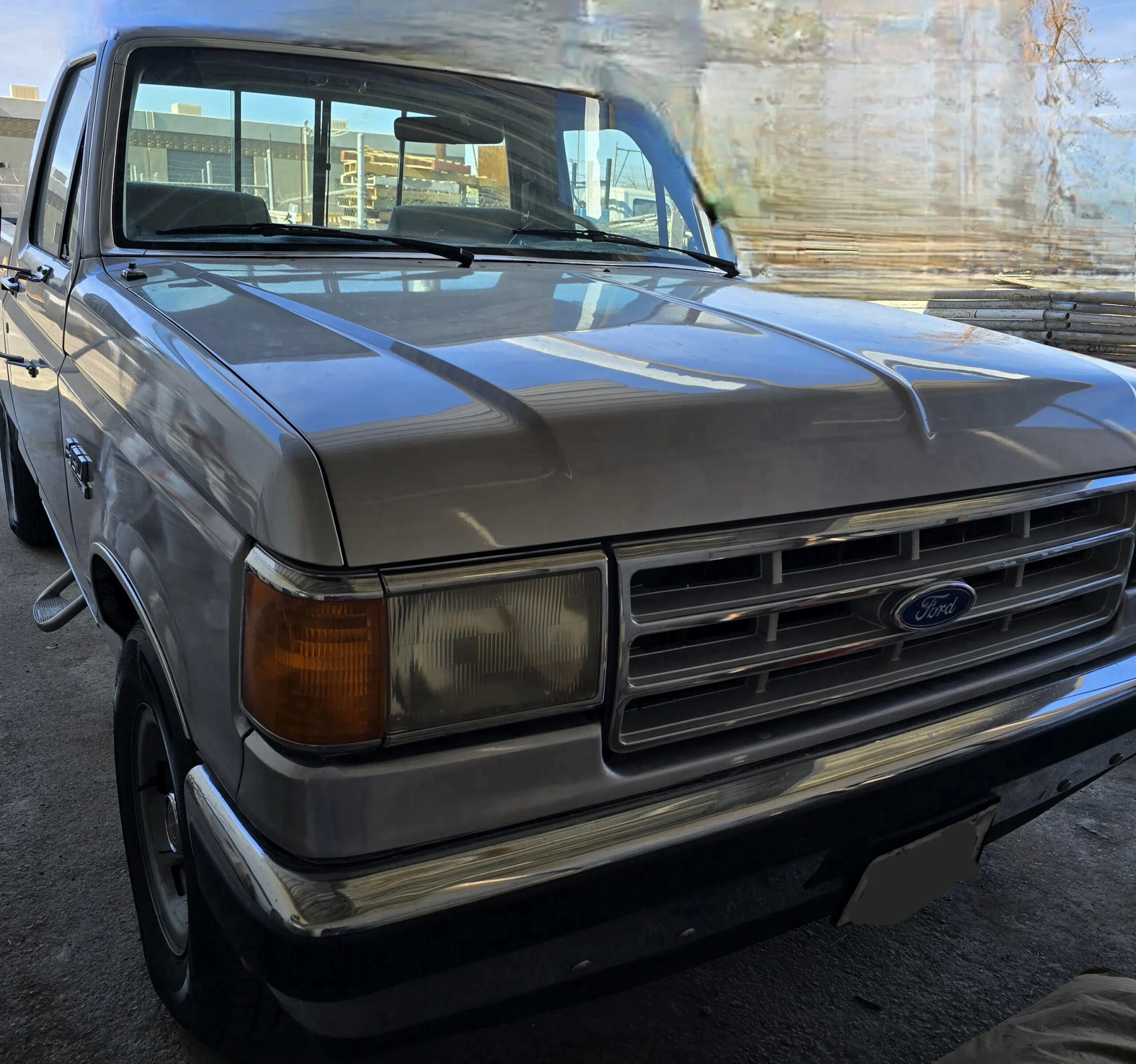 Ford-F150-2wd-regular-cab-1988-Gray-Gray-2