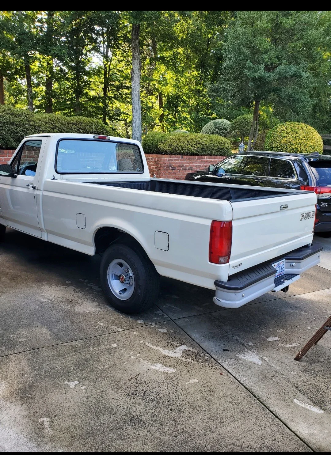 Ford-F150-2wd-regular-cab-xl-1994-Off-White-Brown