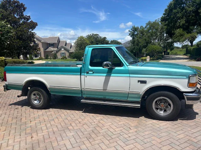 Ford-F150-2wd-regular-cab-xl-1994-Turquoise-Gray-3
