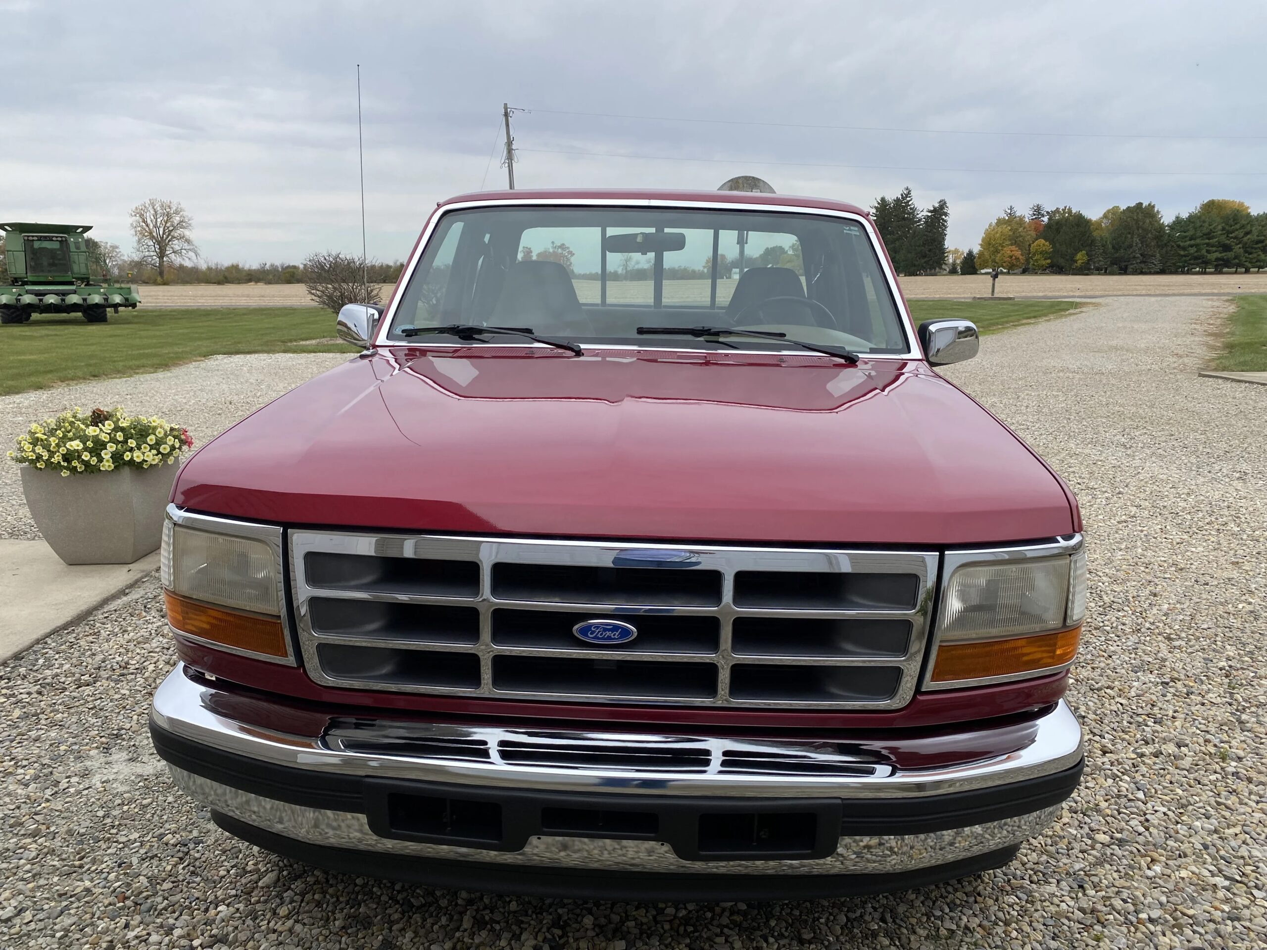 Ford-F150-2wd-supercab-1994-Burgundy-Tan