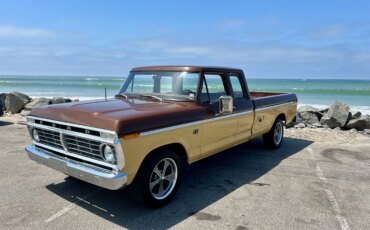 Ford-F150-2wd-supercab-xl-1975-Brown-Tan