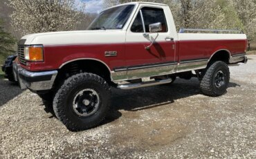 Ford-F150-4x4-regular-cab-1988-Red-Red-1