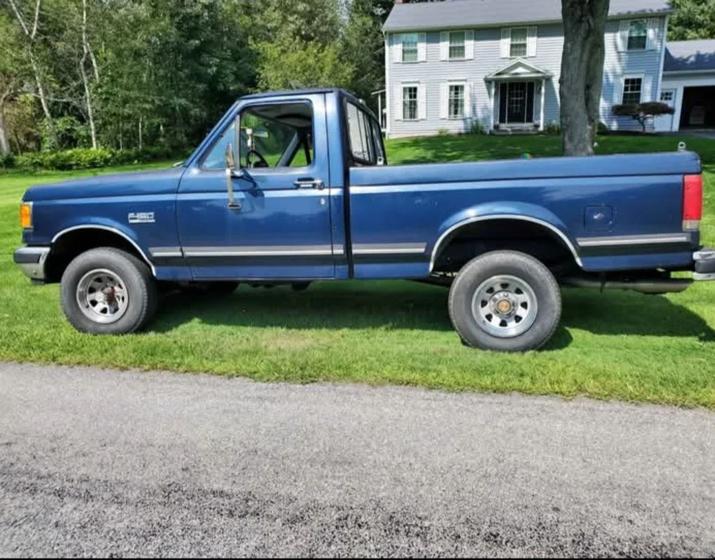 Ford-F150-4x4-regular-cab-1990-Blue-Blue