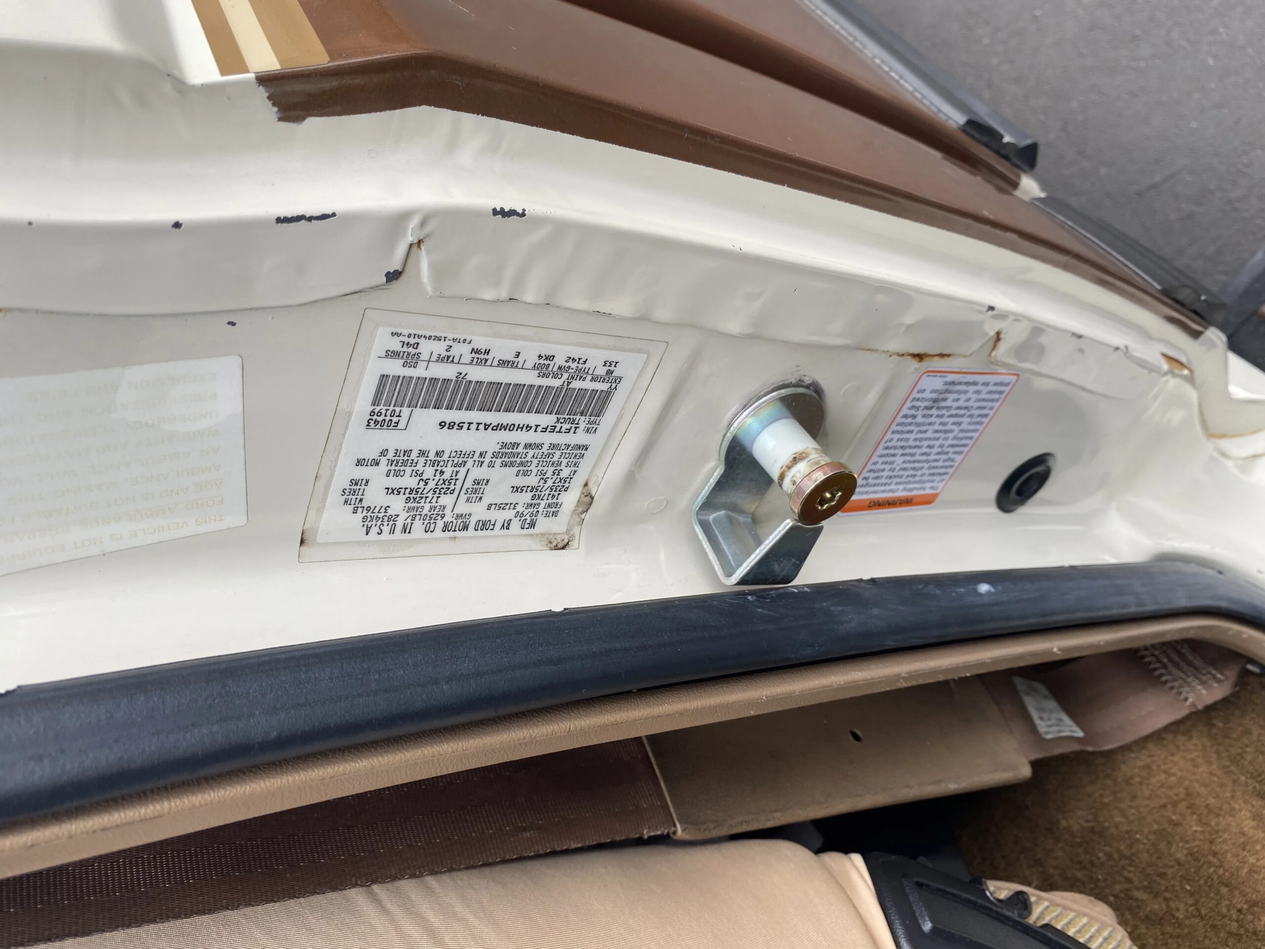 Ford-F150-4x4-regular-cab-1991-Other-Tan-6