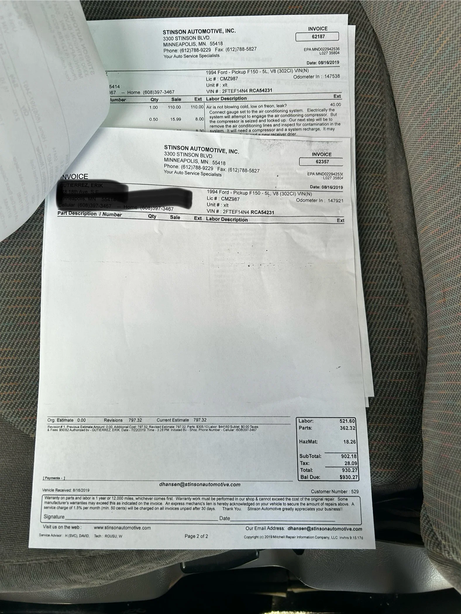 Ford-F150-4x4-regular-cab-xl-1994-Black-Gray-13