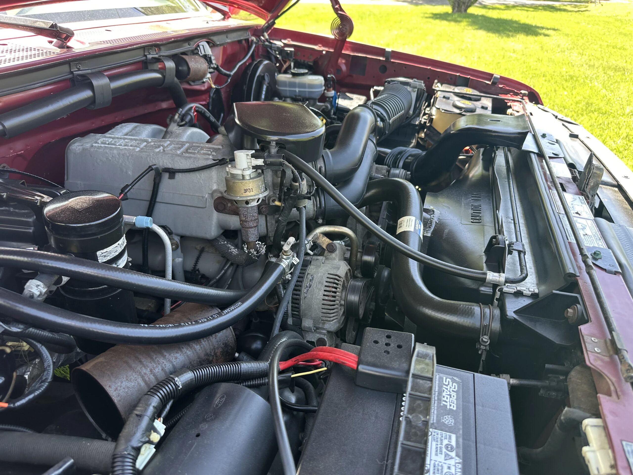 Ford-F150-4x4-regular-cab-xl-1994-Red-Gray-23