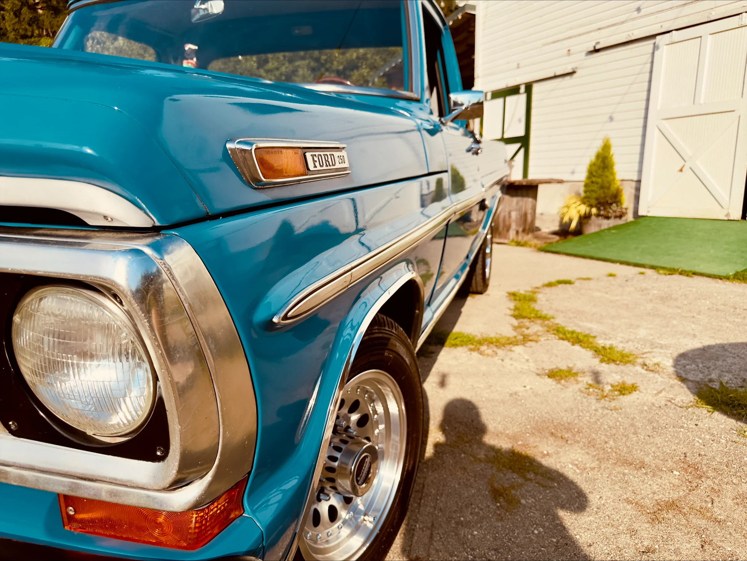 Ford-F250-2wd-regular-cab-1970-Blue-Blue-1