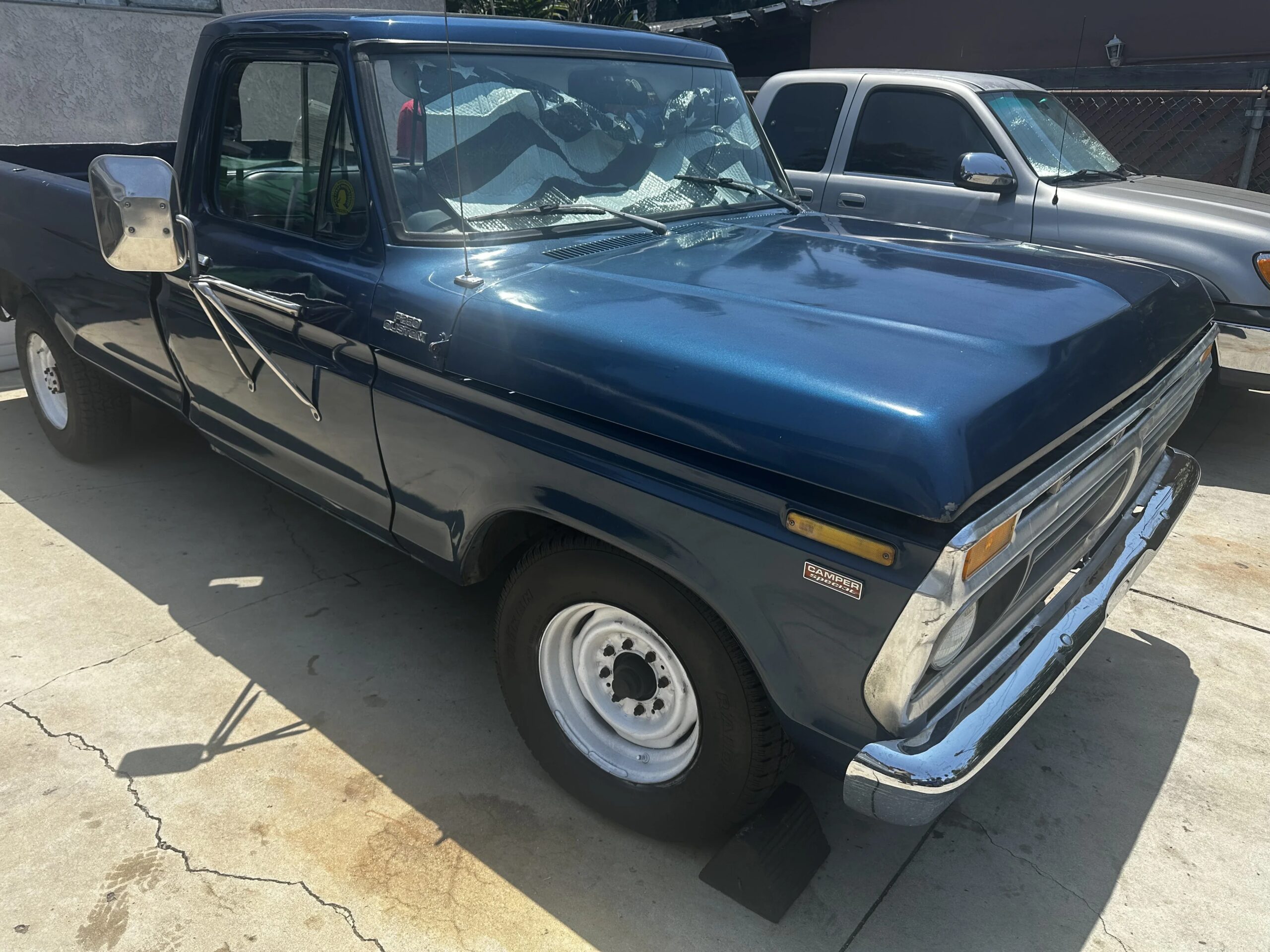 Ford-F250-2wd-regular-cab-1977-Blue-2
