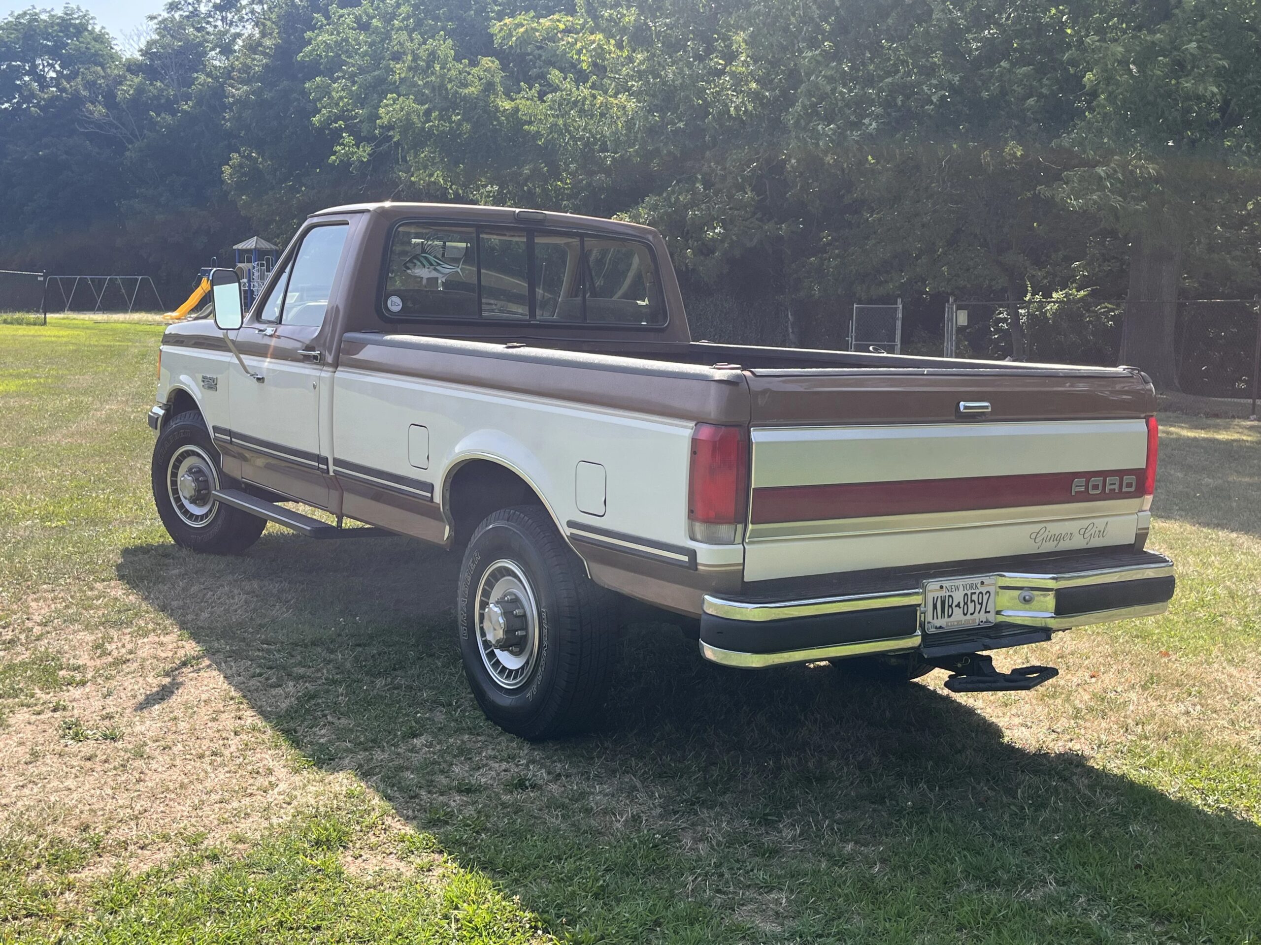 Ford-F250-2wd-regular-cab-1989-Brown-Tan