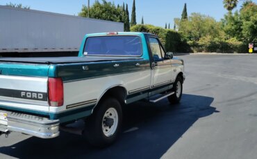 Ford-F250-2wd-regular-cab-heavy-duty-1995-Green-Gray