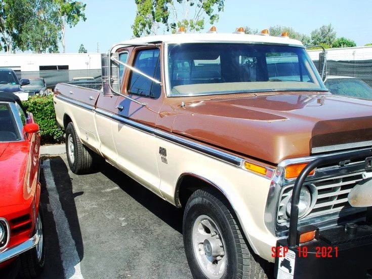 Ford-F250-2wd-supercab-1975-Beige-Brown