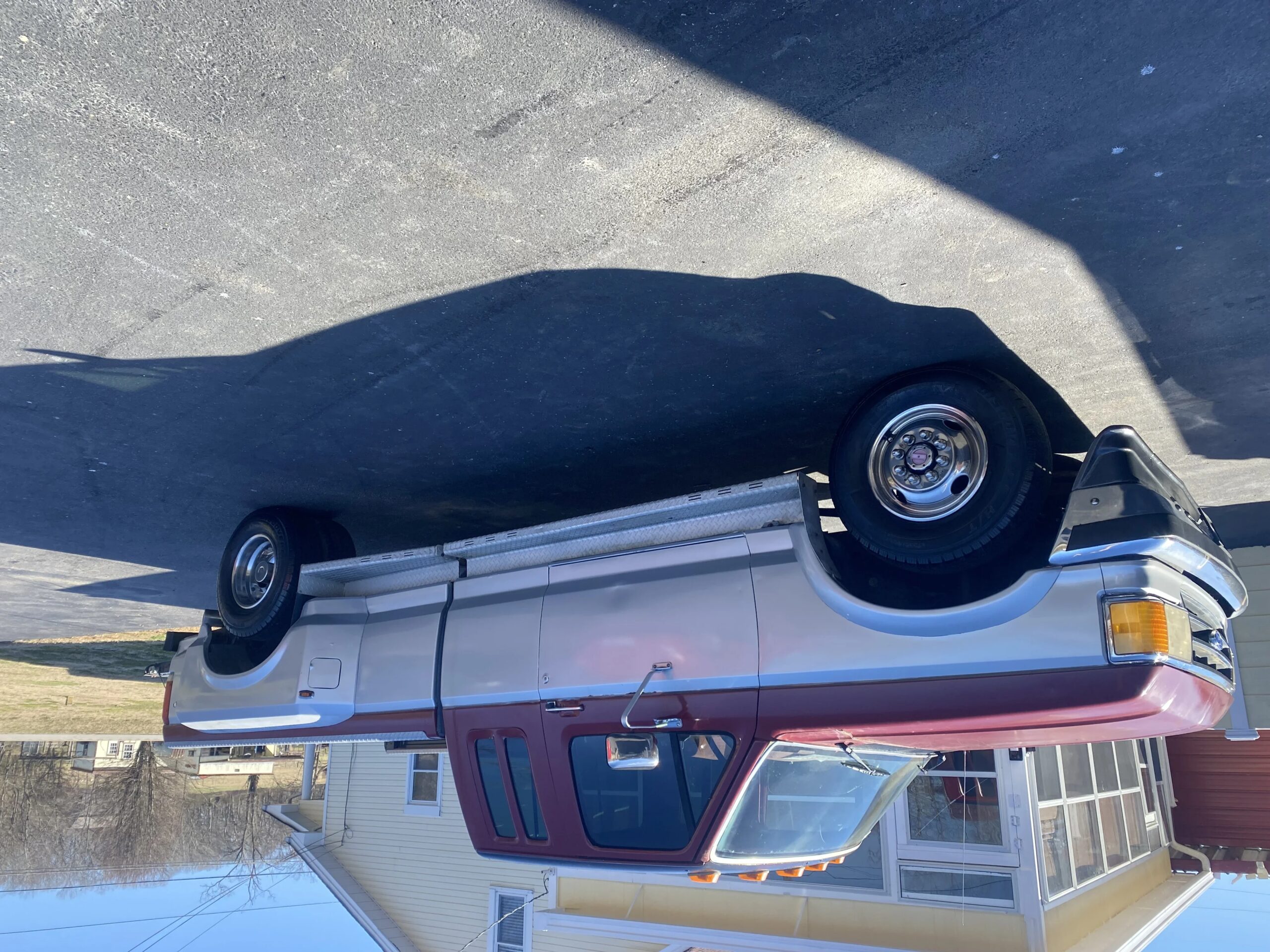 Ford-F250-4x4-crew-cab-heavy-duty-1989-Silver-Burgundy-2