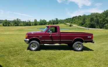 Ford-F250-4x4-regular-cab-1989-Burgundy-Burgundy-4