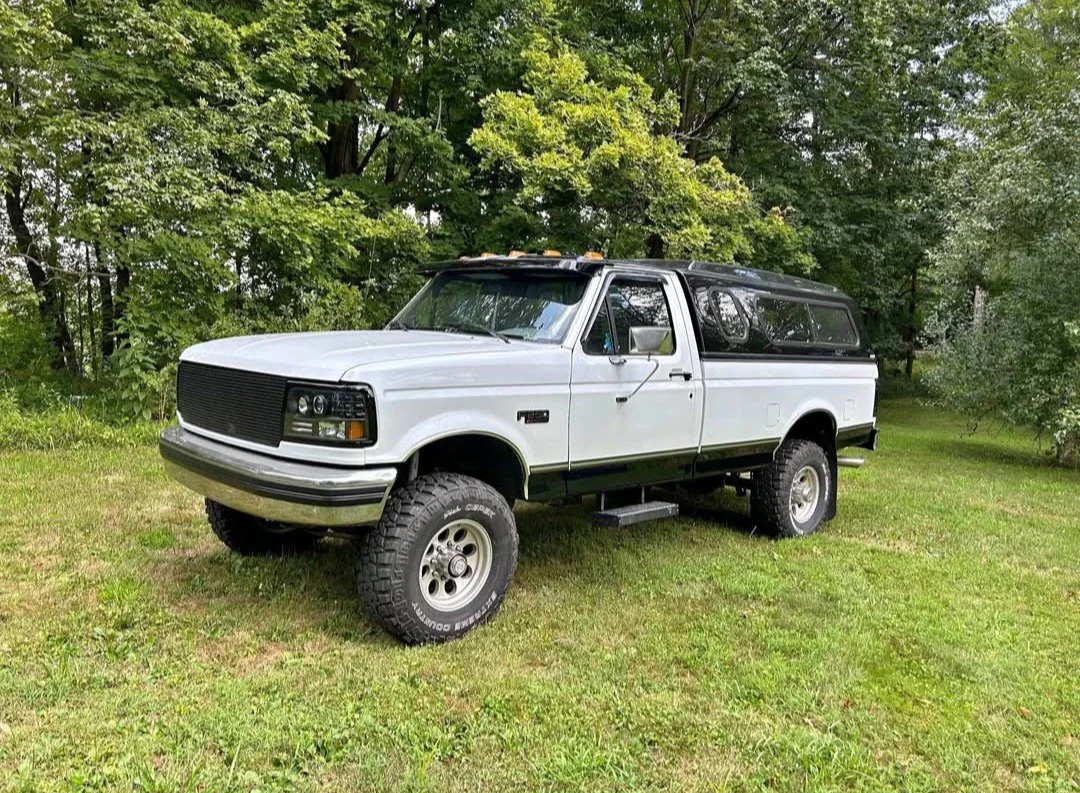Ford-F250-4x4-regular-cab-1994-Off-White-Gray