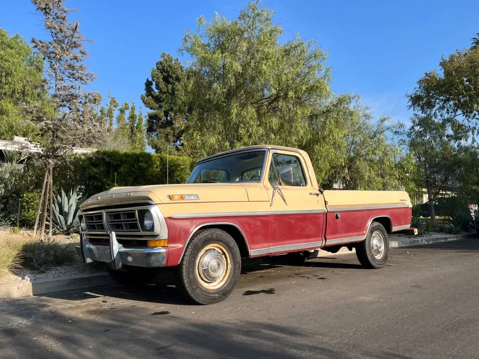 Ford-F250-camper-special-1972-Tan-Brown