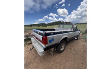 Ford-F250-lariat-1989-Blue-and-silver-blue
