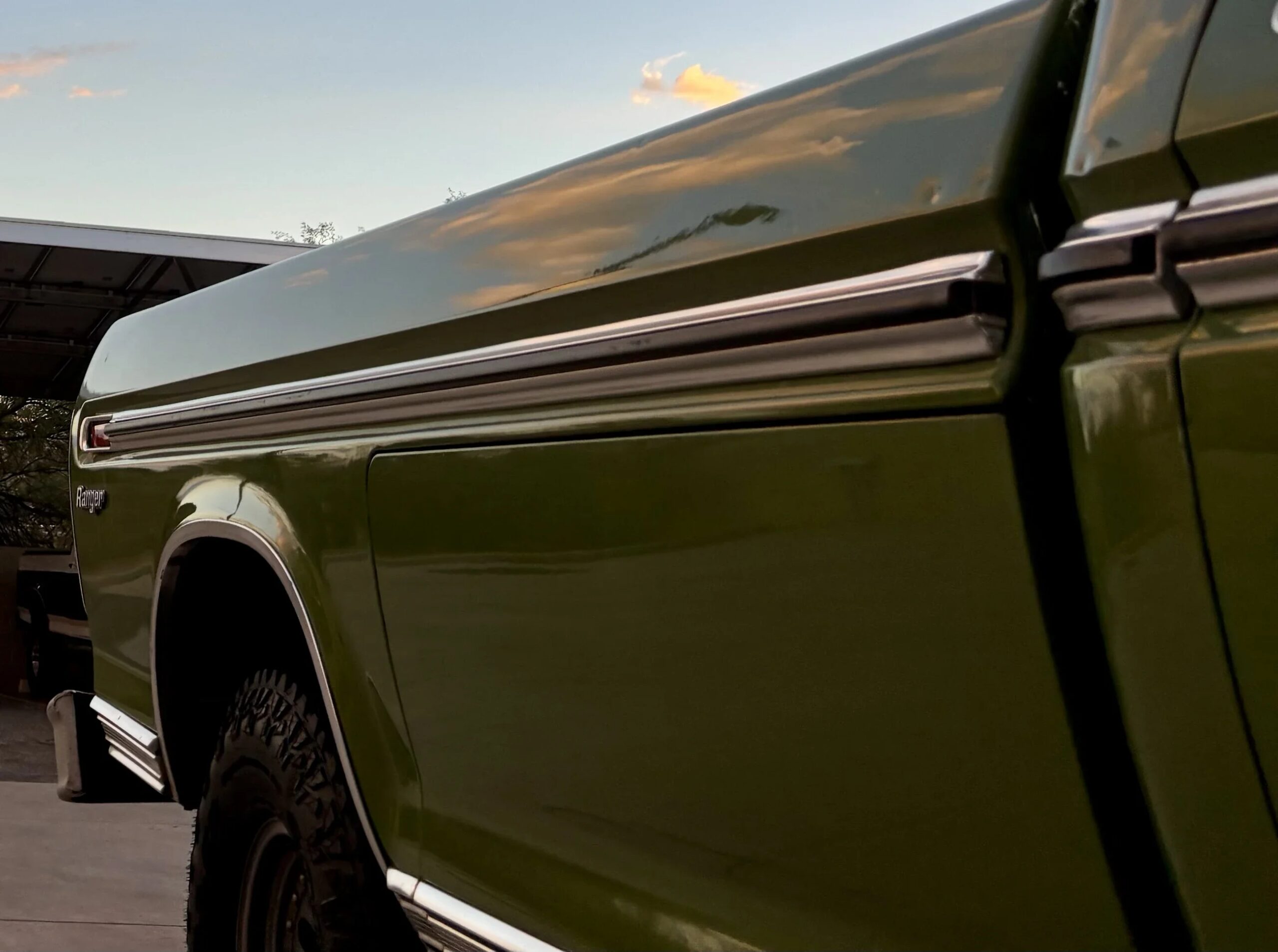 Ford-F350-2wd-regular-cab-1973-Green-Green-11