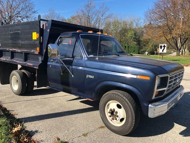 Ford-F350-2wd-regular-cab-1984-Blue-Blue-9