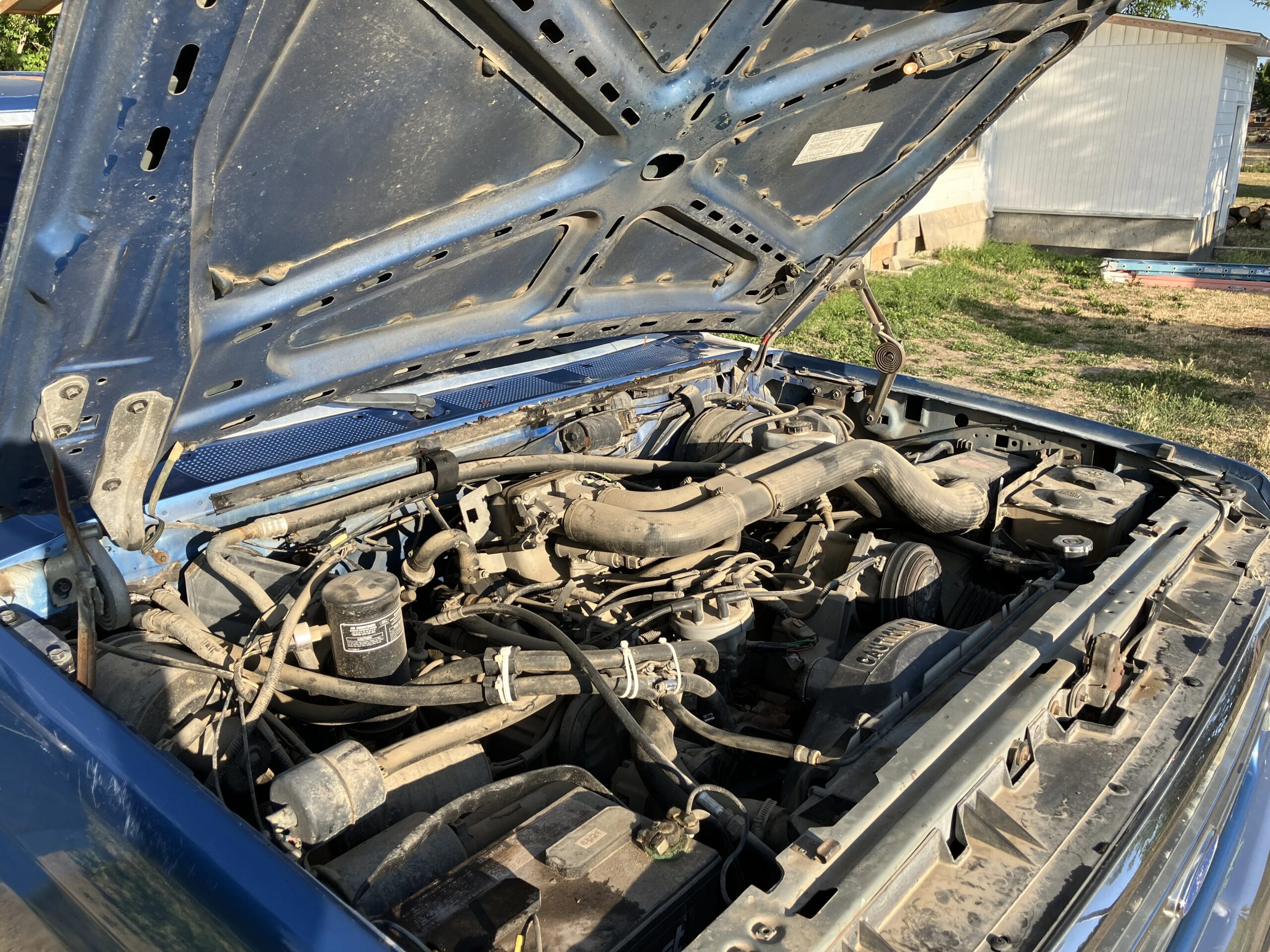 Ford-F350-4x4-crew-cab-1990-Blue-Blue-10