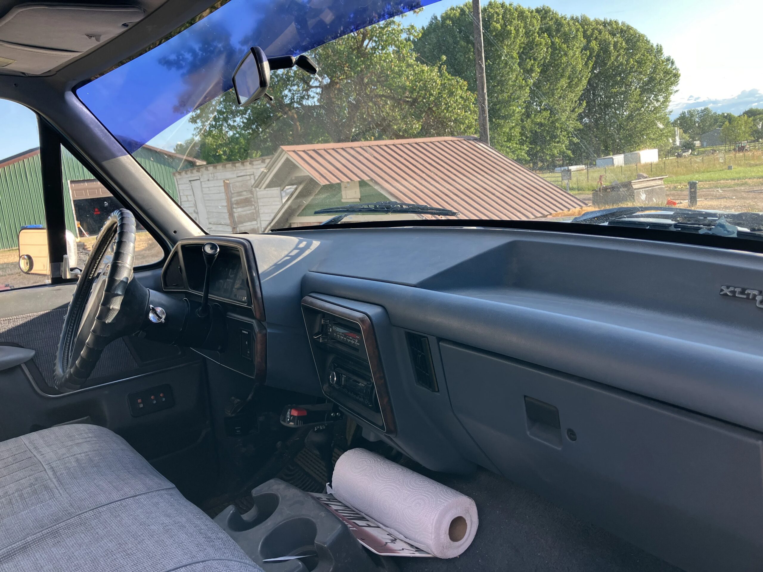 Ford-F350-4x4-crew-cab-1990-Blue-Blue-12