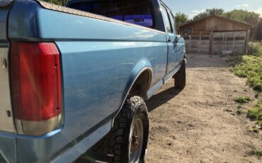 Ford-F350-4x4-crew-cab-1990-Blue-Blue-14
