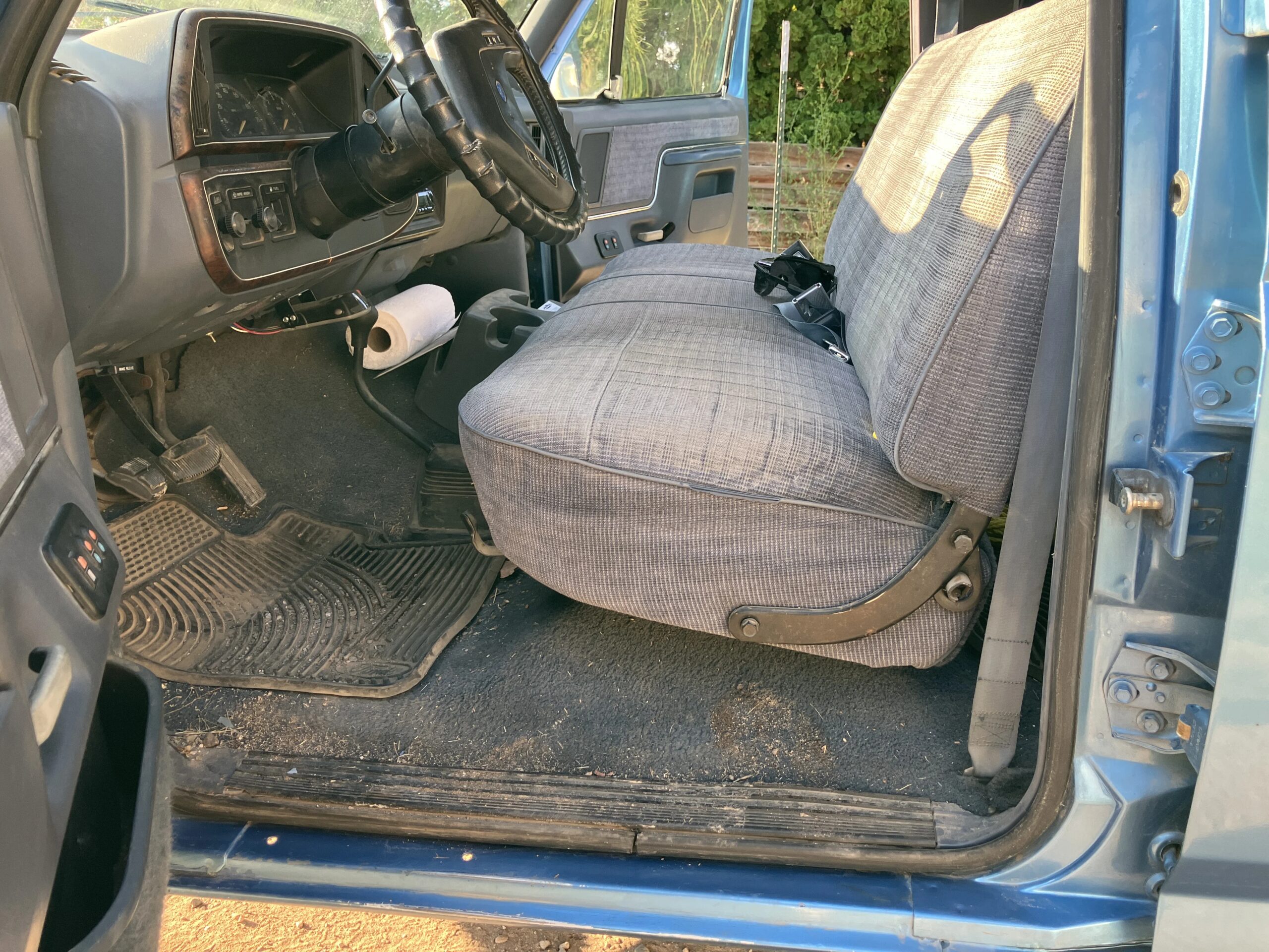 Ford-F350-4x4-crew-cab-1990-Blue-Blue-19