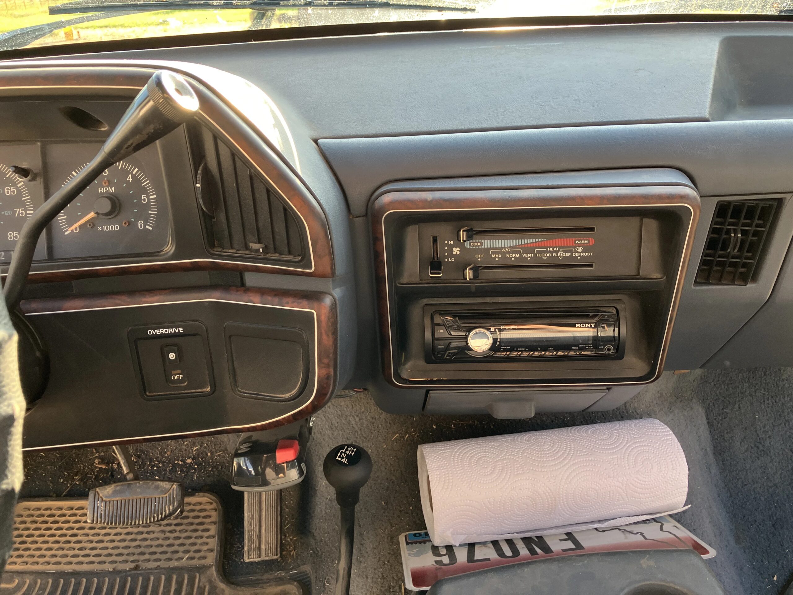 Ford-F350-4x4-crew-cab-1990-Blue-Blue-27