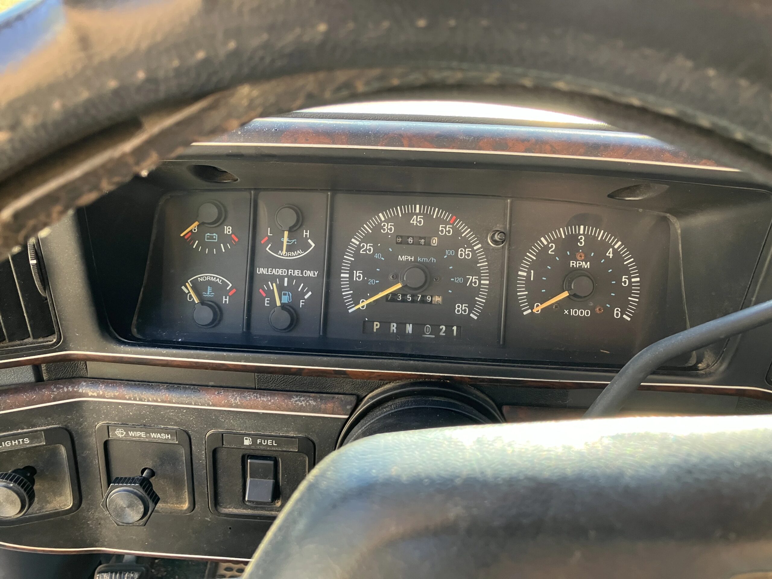 Ford-F350-4x4-crew-cab-1990-Blue-Blue-28