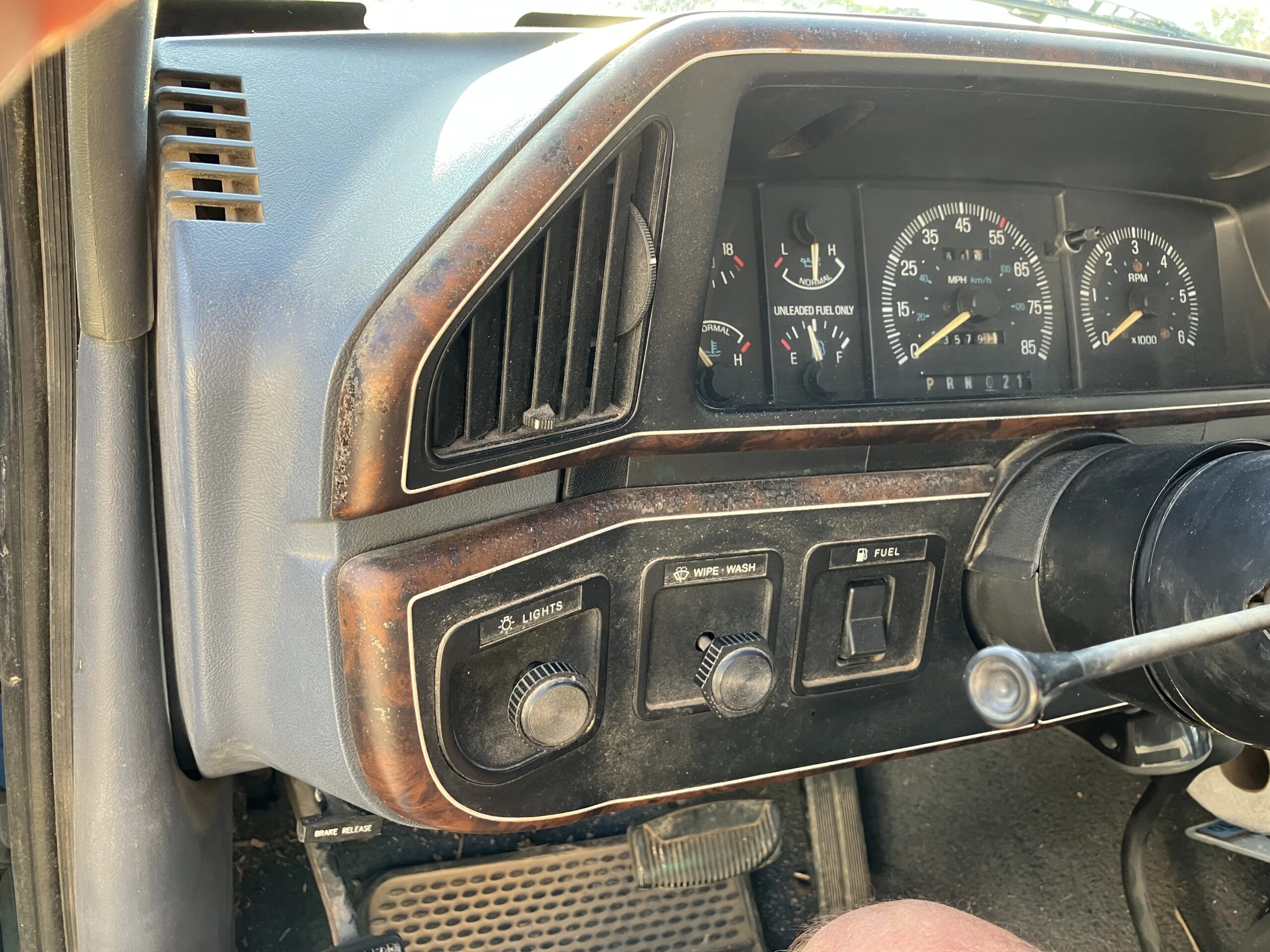 Ford-F350-4x4-crew-cab-1990-Blue-Blue-29