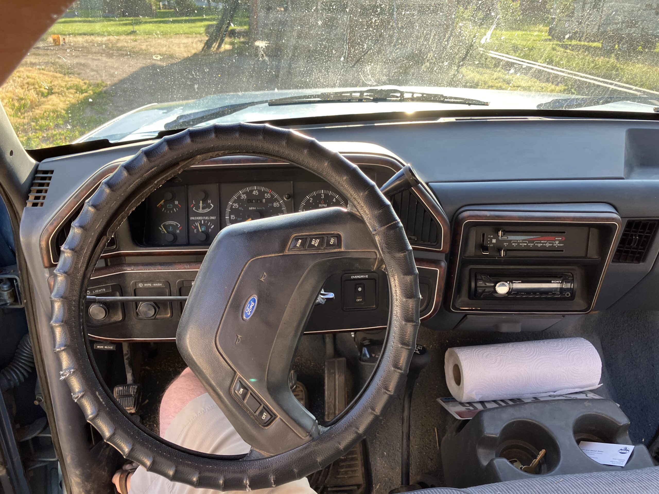 Ford-F350-4x4-crew-cab-1990-Blue-Blue-30