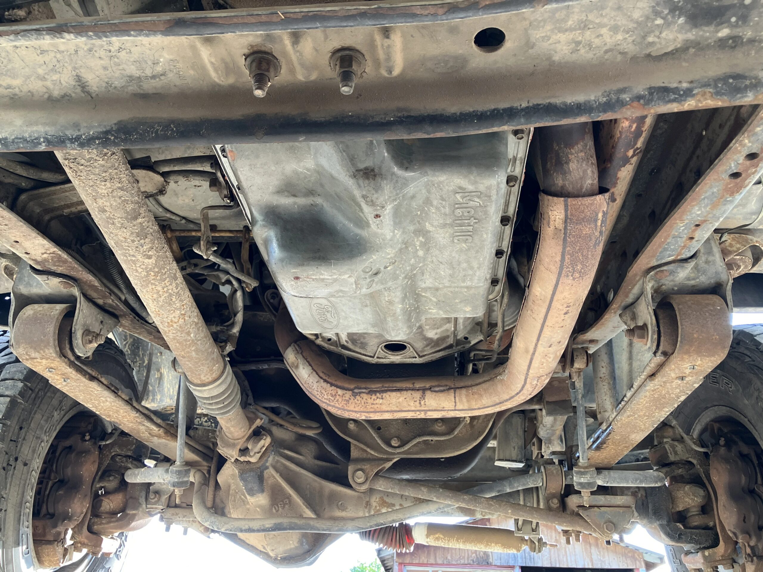 Ford-F350-4x4-crew-cab-1990-Blue-Blue-36