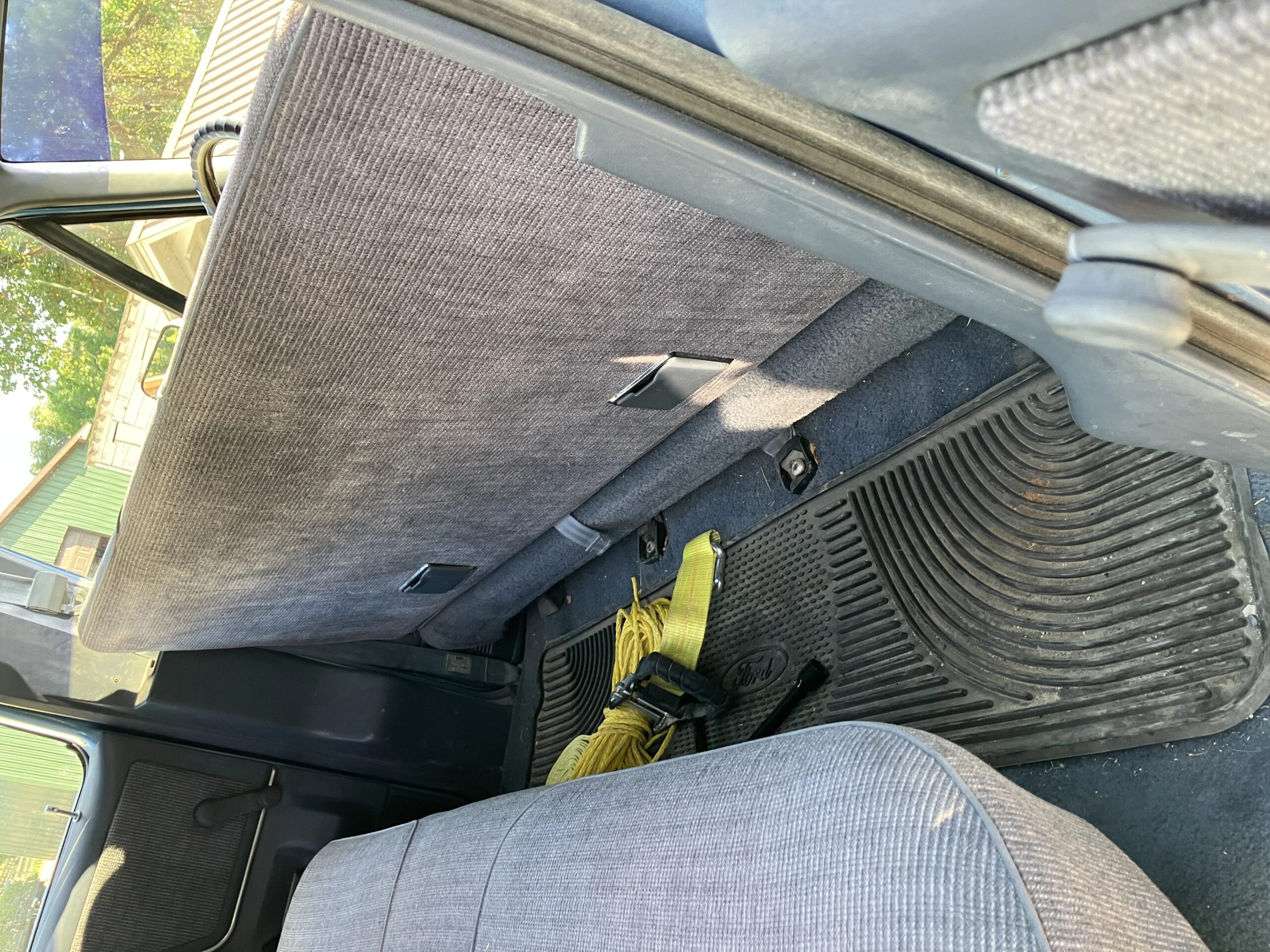 Ford-F350-4x4-crew-cab-1990-Blue-Blue-4