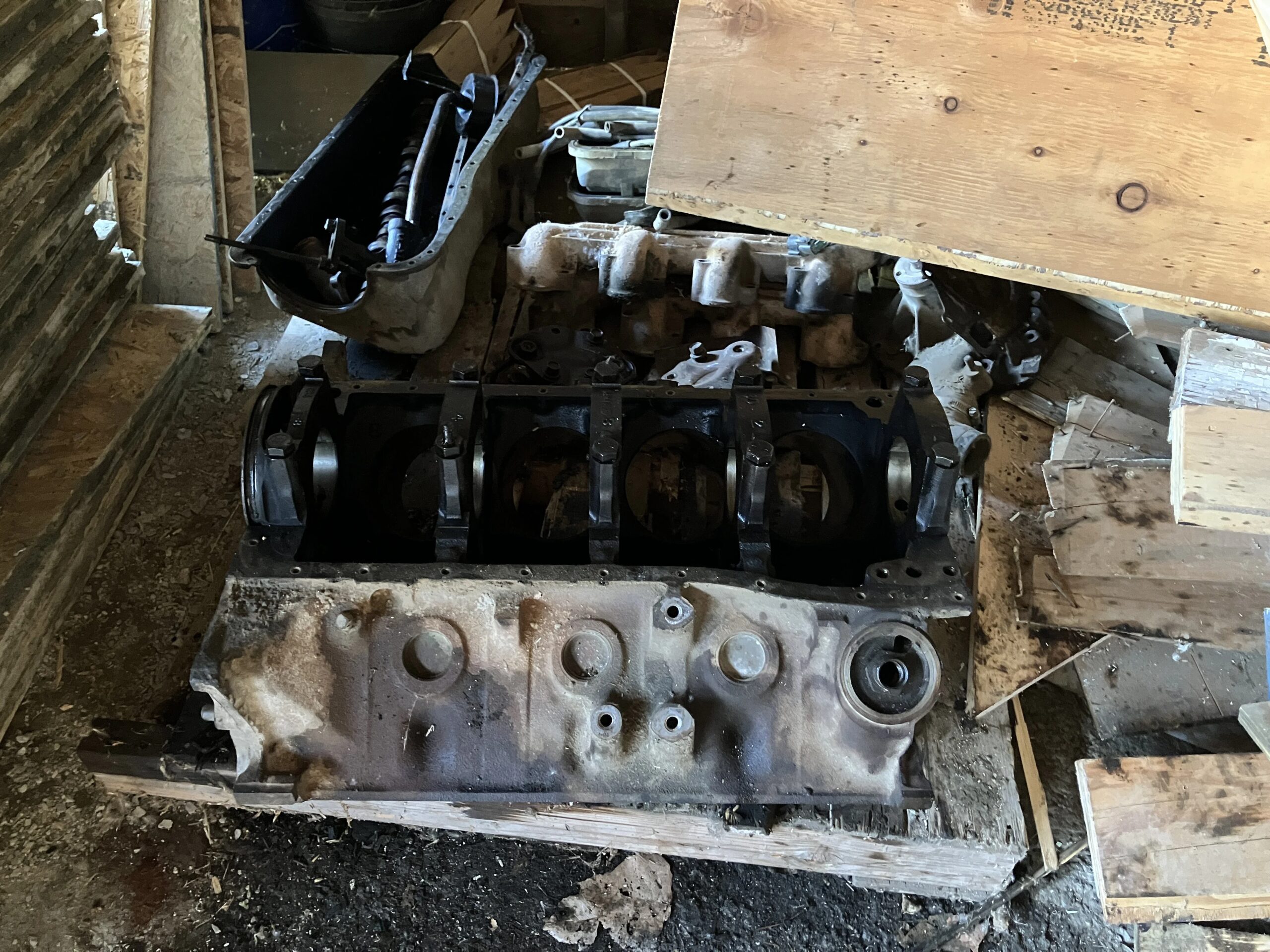Ford-F350-4x4-crew-cab-1990-Blue-Blue-45