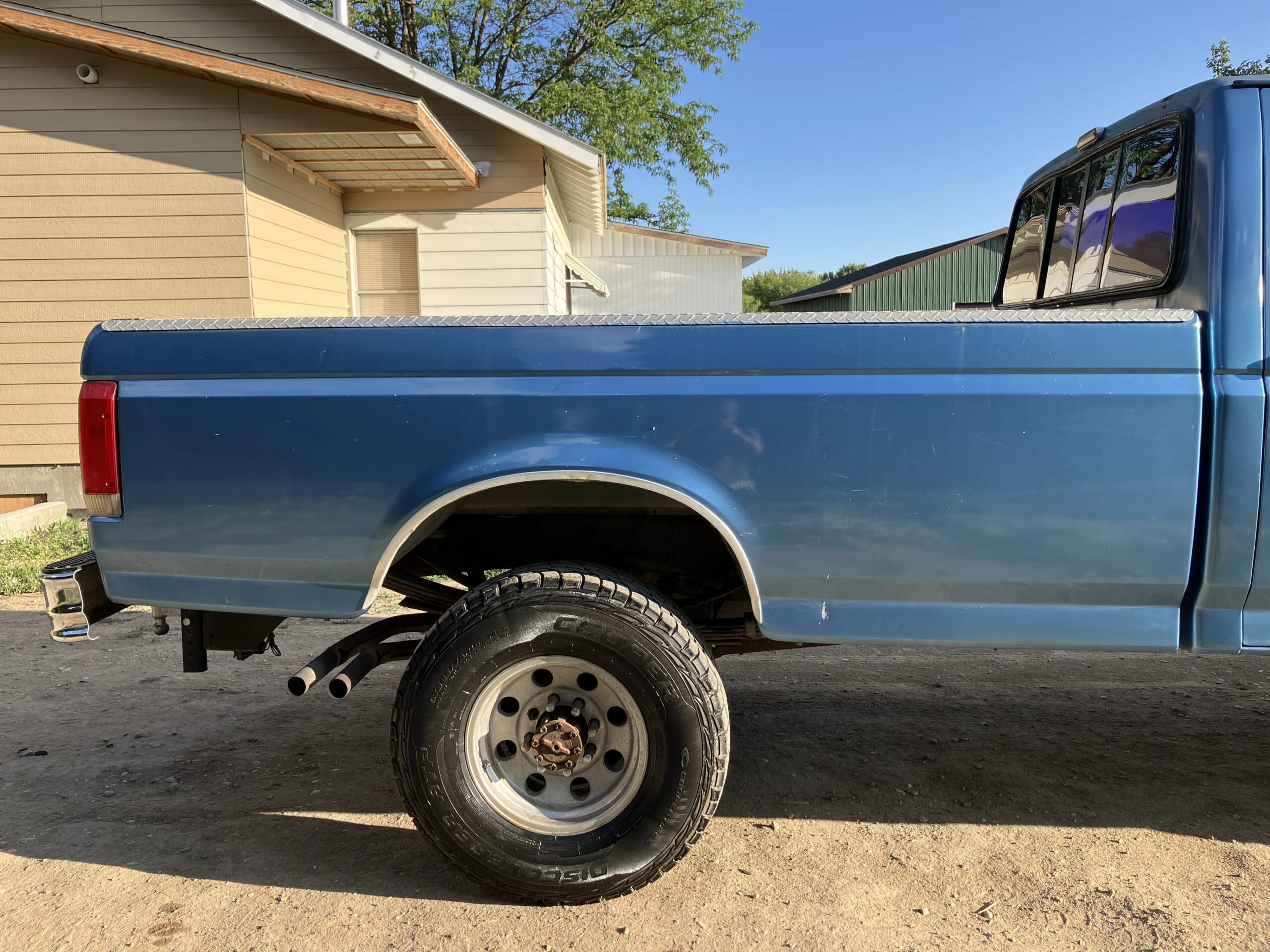 Ford-F350-4x4-crew-cab-1990-Blue-Blue-53