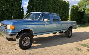 Ford-F350-4x4-crew-cab-1990-Blue-Blue-68