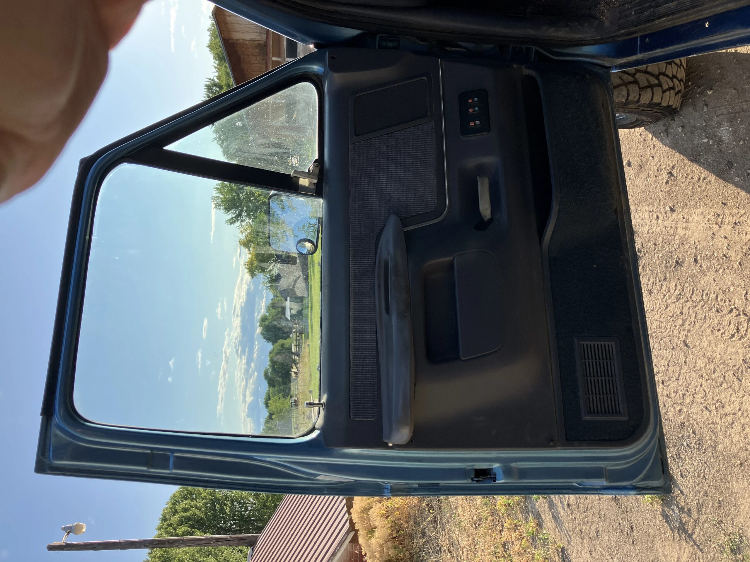 Ford-F350-4x4-crew-cab-1990-Blue-Blue-7