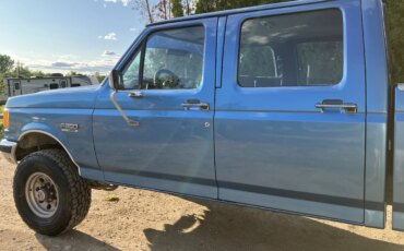 Ford-F350-4x4-crew-cab-1990-Blue-Blue-71